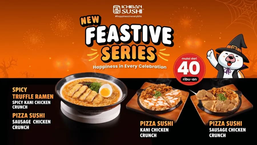FEASTIVE SERIES DI ICHIBAN SUSHI!