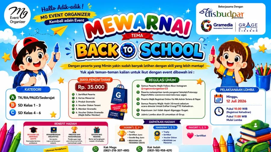 LOMBA MEWARNAI "BACK TO SCHOOL"!