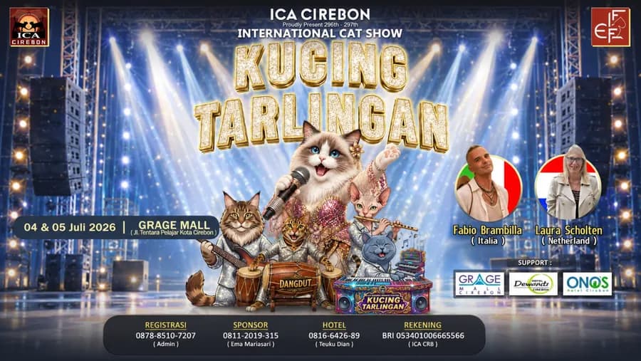 ICA Cirebon International Cat Show!